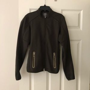 Ariat Army Green quilted jacket with fleece SM